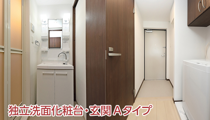 独立洗面化粧台・玄関