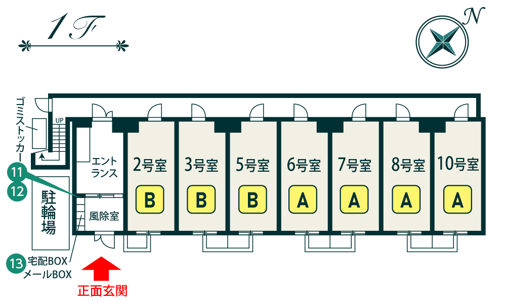 平面図1F