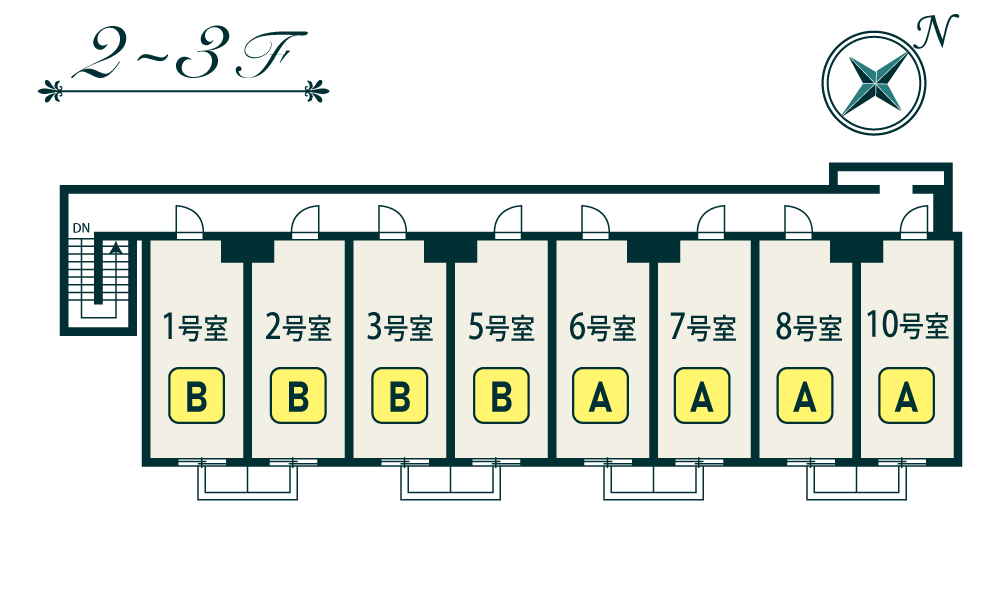 平面図2～3F