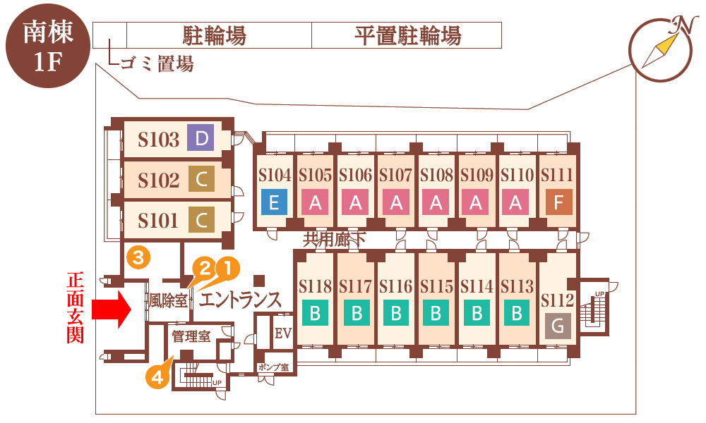 南棟1F