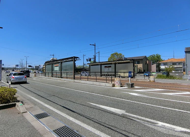 富山地方鉄道2系統「安野屋」駅