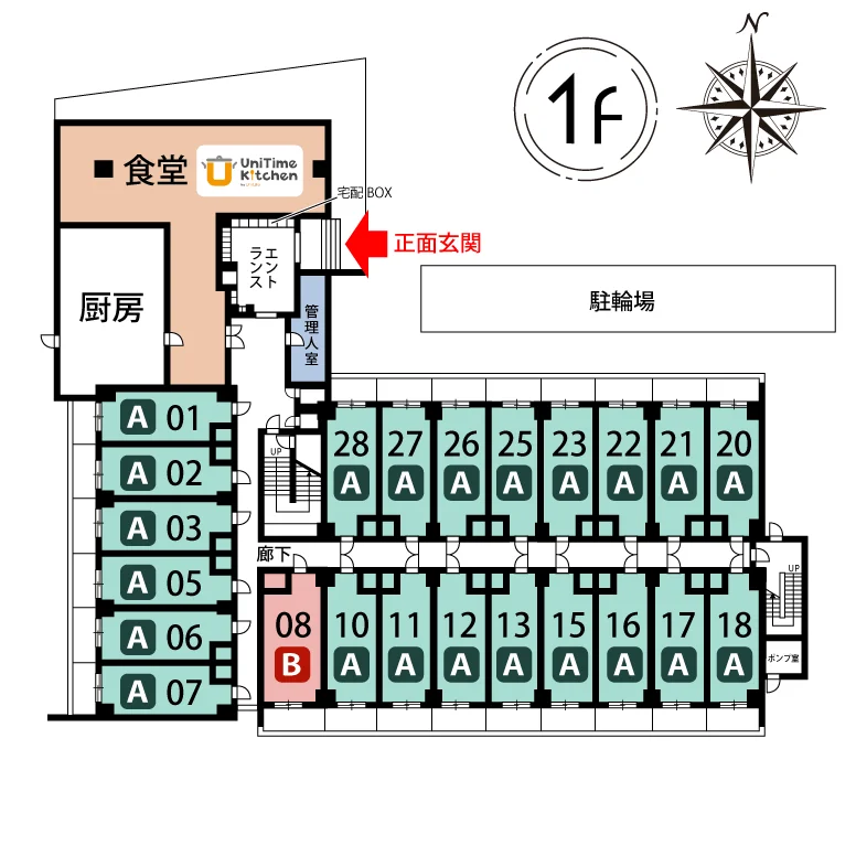 1F