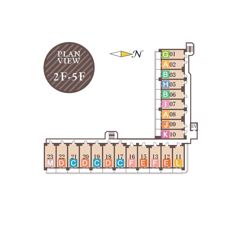 2～5F