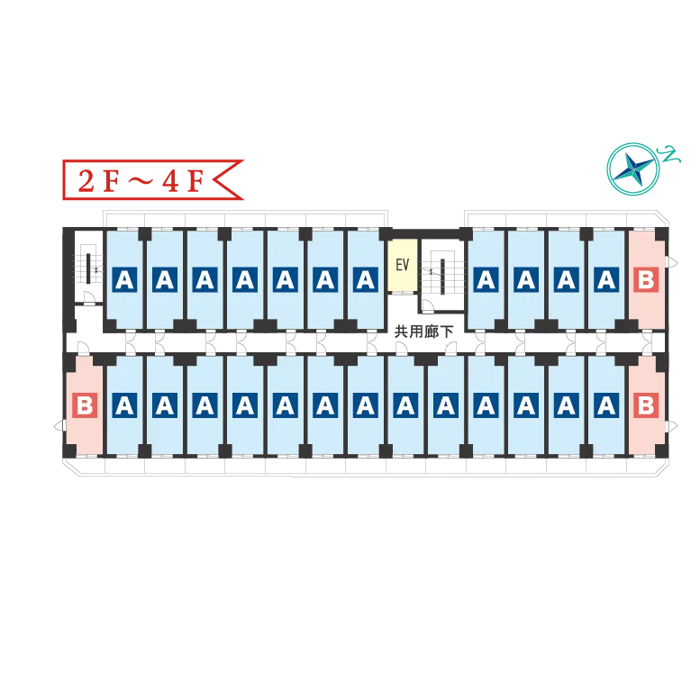 2～4F
