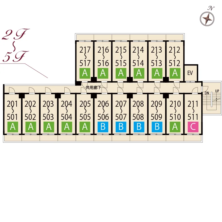 2F～3F