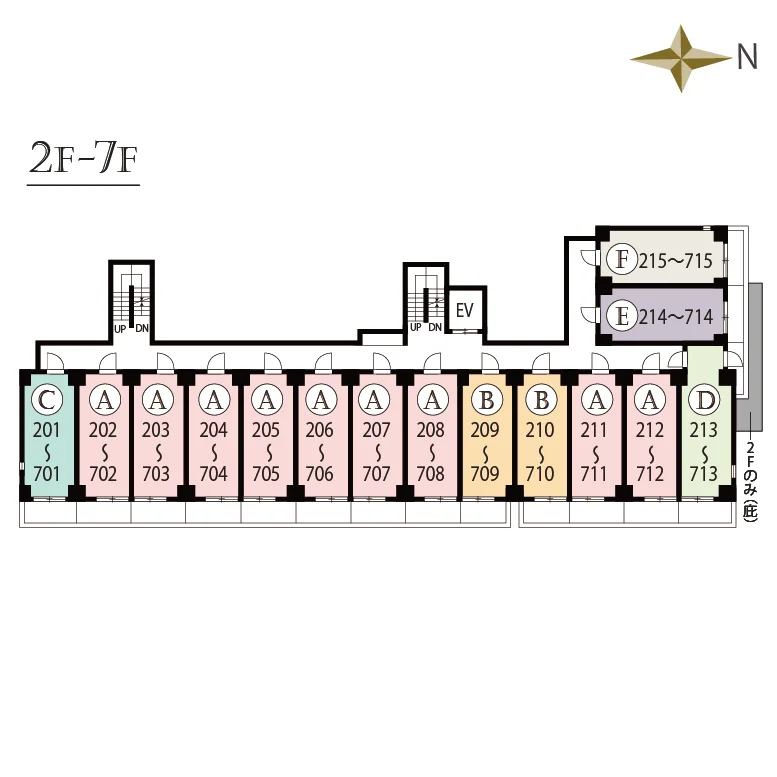 2F～6F