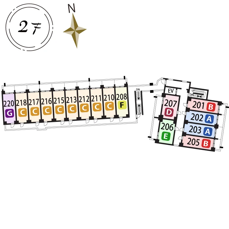 2～5F