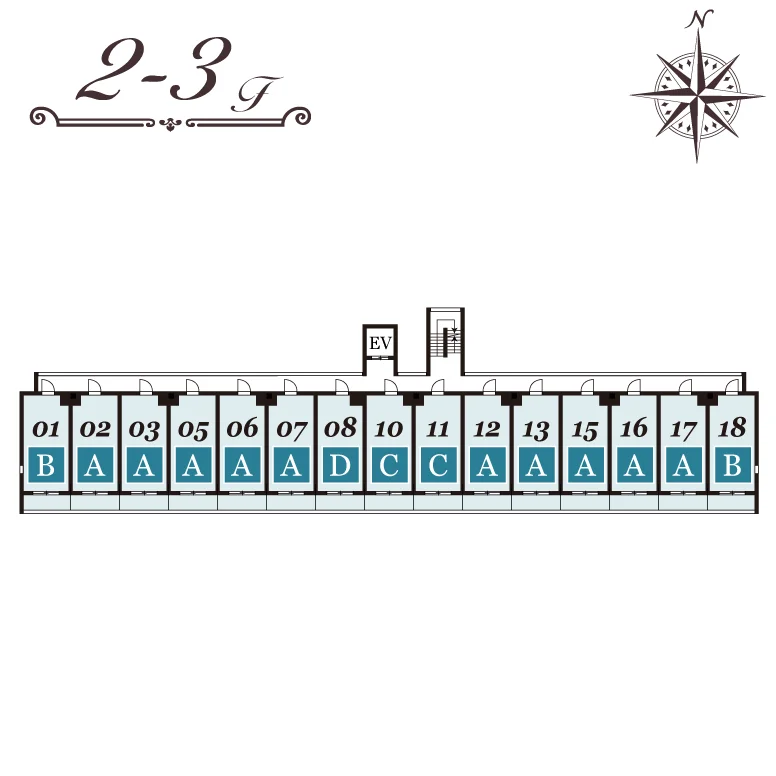 2～3F