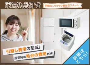 家電付き
