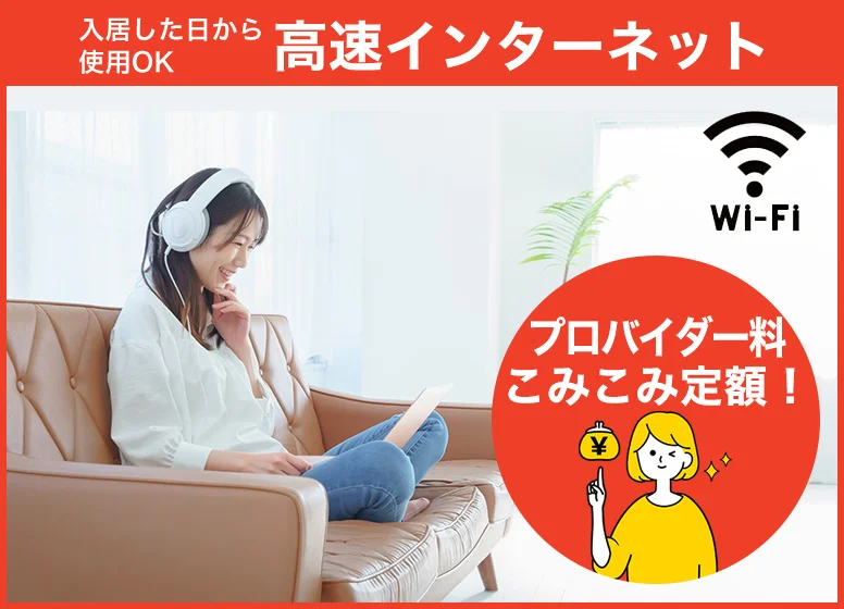 定額制・高速光インターネット