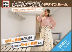 家具家電付きデザインルーム