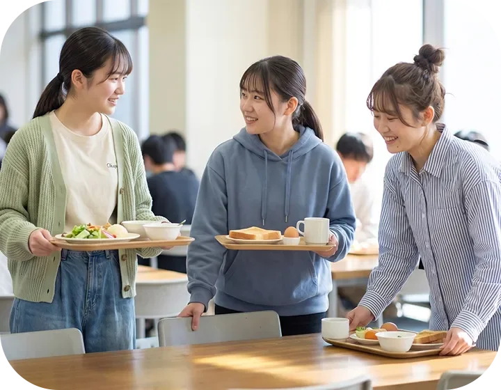 友達と食べる食事