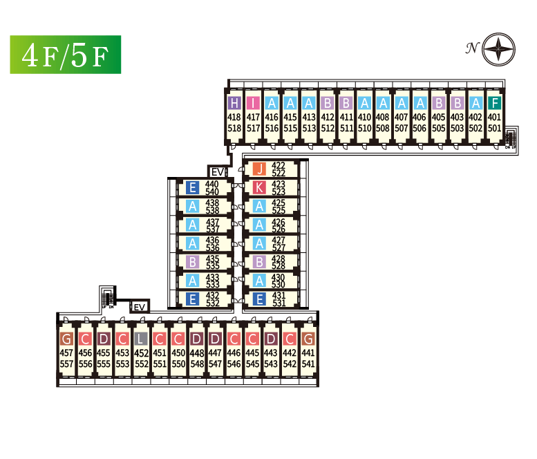 2～5F