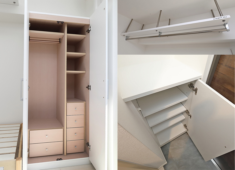 クローゼット・吊棚等収納