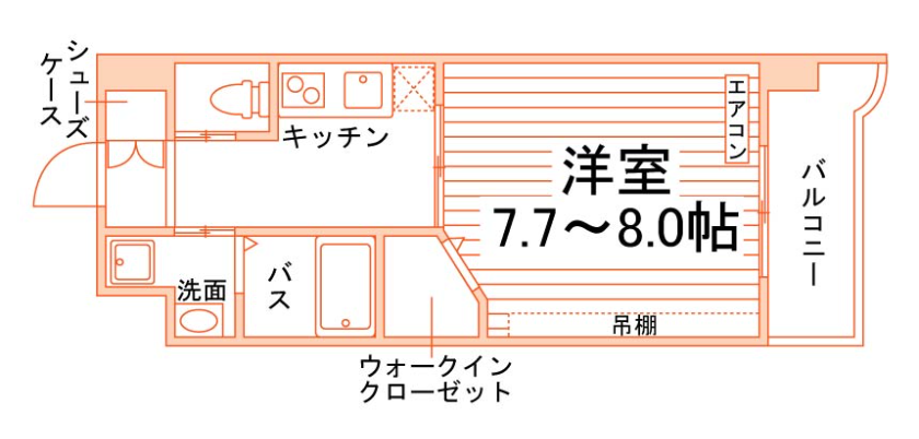 各部屋タイプ間取り図を見る
