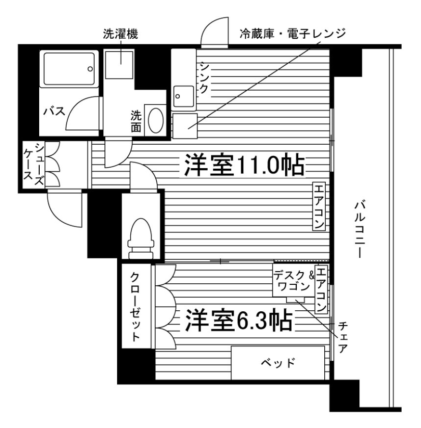 部屋タイプ情報